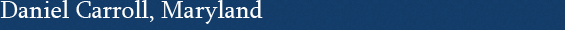 Daniel Carroll, Maryland
