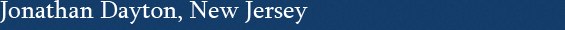 Jonathan Dayton, New Jersey