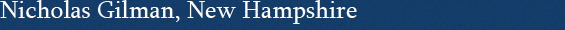 Nicholas Gilman, New Hampshire