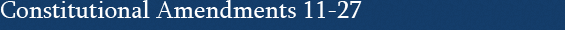 Constitutional Amendments